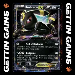 Umbreon EX - 55/124 - Ultra Rare - Fates Collide - Pokemon Card - NM/M - Image 1