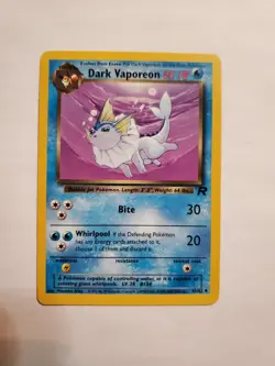 Dark Vaporeon - 45/82 - Pokemon Team Rocket Unlimited Card LP - Image 1
