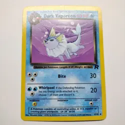 DARK VAPOREON - Team Rocket - 45/82 - Uncommon - Pokemon Card - Unlimited - LP - Image 1