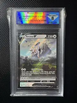 Arceus V SWSH204 Arceus Figure Collection Black Star Promo Pokemon TCG (PSA 9)A - Image 1
