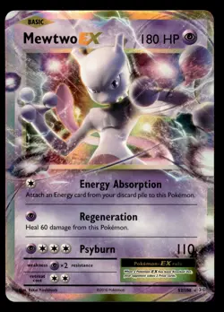 Mewtwo EX 52/108 Ultra Rare XY Evolutions Pokemon Card - Image 1