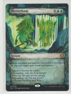 Mirrorform - Showcase Mythic MtG Card ECL 308 - Image 1