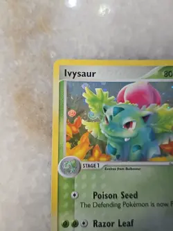 2004 POKEMON EX FIRE RED & LEAF GREEN SET IVYSAUR CARD 35/112 Rare Halo - Image 3