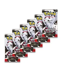 Pokemon Scarlet & Violet-White Flare Booster Bundle Box Reshiram 60 Cards - Image 3