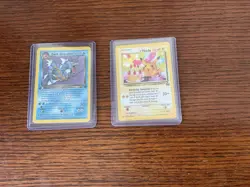 Lot of 2 - Dark Gyarados 1st Edition Holo & Pikachu Birthday Promo Cards NM - Image 1