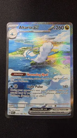 Pokemon TCG Altaria EX Paradox Rift Holo Card Special Illustration Rare 253/182 - Image 1