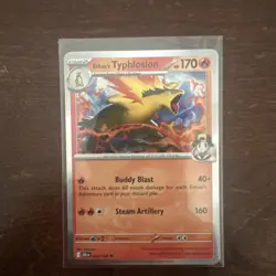 SV10: Destined Rivals Ethan's Typhlosion #034/182 Holo Rare Pokemon Card - Image 1