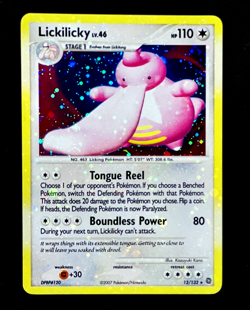 2007 Pokemon LICKILICKY Secret Wonders Set HOLO BLEED Error Card 12/132 SWIRL NM - Image 3