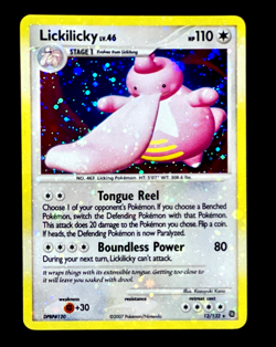 2007 Pokemon LICKILICKY Secret Wonders Set HOLO BLEED Error Card 12/132 SWIRL NM - Image 5