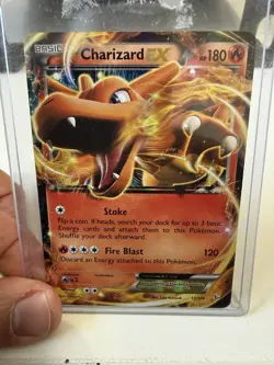 Pokemon TCG Charizard EX Holo Card 11/106 XY Flashfire Ultra Rare LP - Image 1