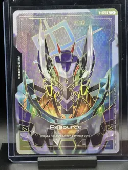 Gundam GFreD Resource R-025 C++ Gold Foil Alt Art Steel Requiem GD03 Card NM - Image 1