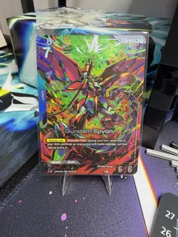 2025 Gundam Card Game Epyon GD02-002 LR+ Alt Art NM Or Better - Image 1