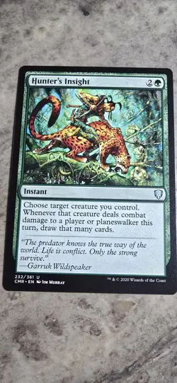 Hunter's Insight Commander Legends Regular Instant Uncommon MTG NM - Image 1
