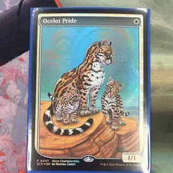 Wizards of the Coast Ocelot Pride Store Championship Promo Foil White P 0047 - Image 1