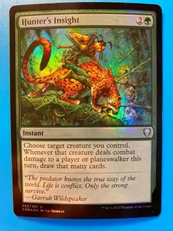 MTG 1x FOIL Hunters' Insight # 232 Commander Legends Magic the Gathering x1 NM - Image 1