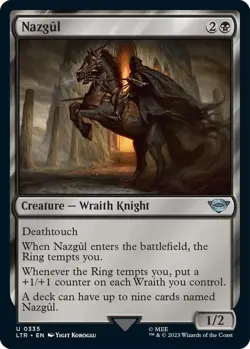 Nazgul (0335) #335 (NM) Lord of the Rings LTR Magic MTG - Image 1