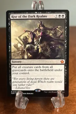 MTG Rise of the Dark Realms Regular NM Unplayed Foundations FDN Magic - Image 1
