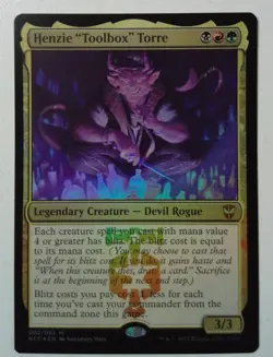 Henzie "Toolbox" Torre *FOIL* Magic MtG x1 NCC Commander Streets of New Capenna - Image 1