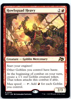 #134 Howlsquad Heavy MTG Aetherdrift Rare - Image 1