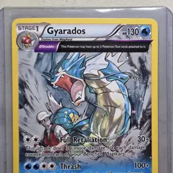 Gyarados Full Art Cosmos Holo Rare 2015 Pokemon TCG XY Ancient Origins 21/98 NM - Image 5