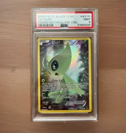 Pokemon Celebi Mythical P.M. Coll. Black Star Full Art Promo XY111 PSA 9 Mint - Image 1