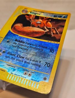 Kingler 50/165 Reverse Holo Rare Expedition Pokemon 1087 - Image 2