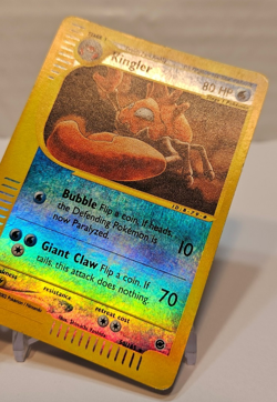 Kingler 50/165 Reverse Holo Rare Expedition Pokemon 1087 - Image 4