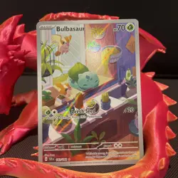 Bulbasaur - Pokemon Stellar Crown - Illustration Rare - 143/142 - NM - Image 1