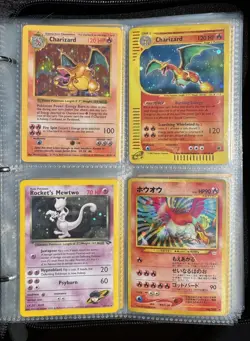 Vintage Pokemon Card Binder Collection Lot Shadowless Charizard WOTC - Image 1