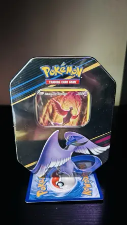 TCG Pokemon Game Galarian Articuno Crown Zenith Tin Pokemon SEALED - Image 1