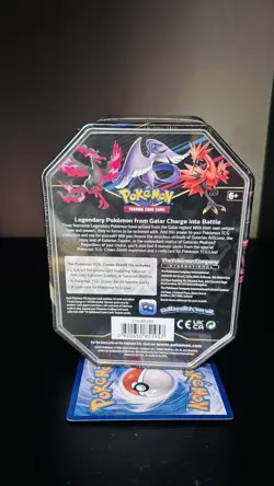 TCG Pokemon Game Galarian Articuno Crown Zenith Tin Pokemon SEALED - Image 4