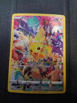 Pokemon Pikachu Secret Rare 160/159 Full Art Crown Zenith NM Fast Ship - Image 1