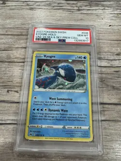 Pokemon Kyogre Crown Zenith Sea/Sky Premium Coll. Holo Rare #036 PSA 10 Gem Mint - Image 2
