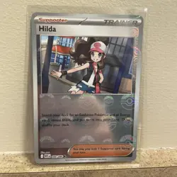 Hilda (Poke Ball Pattern) Reverse Holo 084/086 SV: White Flare 2025 Pokemon NM - Image 1