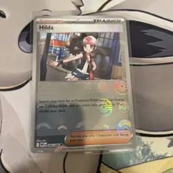 Hilda (Poke Ball Pattern) Reverse Holo 084/086 SV: White Flare 2025 Pokemon NM - Image 3