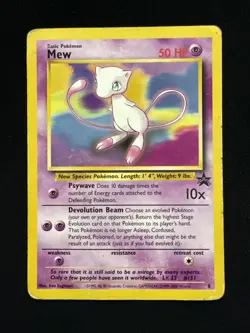 Mew #8 - Pokemon TCG - Wizards Black Star Promos - MP - Image 1