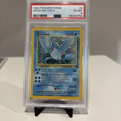 Pokemon Fossil Moltres Holo and Articuno Holo PSA 6 Rare Set of 2 - Image 2