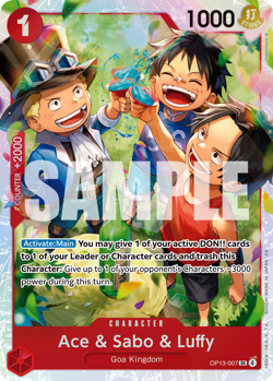 One Piece TCG OP13 (English) - Carrying on His Will - Choose your own SR - Image 2