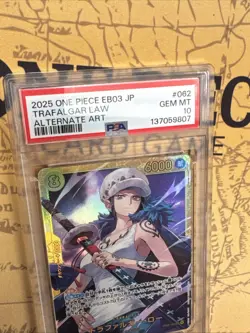 2025 One Piece EB03-062 Sec Trafalgar Law PSA 10 Japanese - Image 2