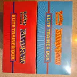 Pokemon Sword and Shield ETB Elite Trainer Box - Set Of 2 - New Factory Sealed - Image 2