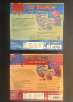Pokemon Sword and Shield ETB Elite Trainer Box - Set Of 2 New Factory Sealed - Image 3
