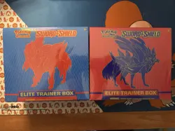 Pokemon Sword and Shield ETB Elite Trainer Box - Set Of 2 - New Factory Sealed - Image 1