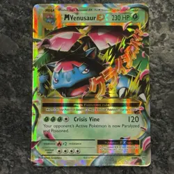 Pokemon M Venusaur EX 2/108 Pokemon XY Evolutions Holo Rare Mega English NM - Image 1