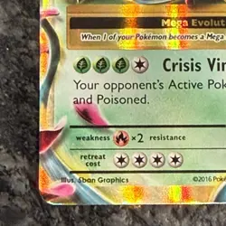 Pokemon M Venusaur EX 2/108 Pokemon XY Evolutions Holo Rare Mega English NM - Image 5