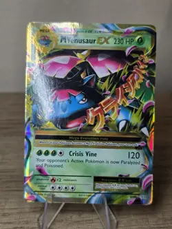Pokemon XY Evolutions M Venusaur Ex 2/108 Holo Rare - Image 3