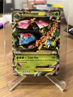 2016 Pokemon XY Evolutions - M Venusaur EX Holo Rare 2/108 - NM - Image 1