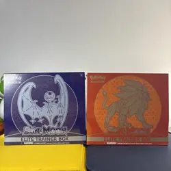 Sun and Moon Base Set ETB Set of 2 Pokemon TCG - New Sealed Boxes - Image 1