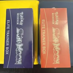 Sun and Moon Base Set ETB Set of 2 Pokemon TCG - New Sealed Boxes - Image 5