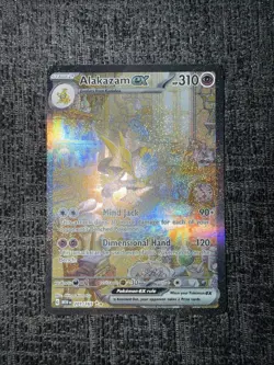 Pokemon TCG Alakazam ex 201/165 Sv: Scarlet & Violet 151 SIR - Image 3