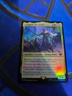 Aragorn, the Uniter *Foil* - LTR - NM - Magic The Gathering - MTG - Image 2